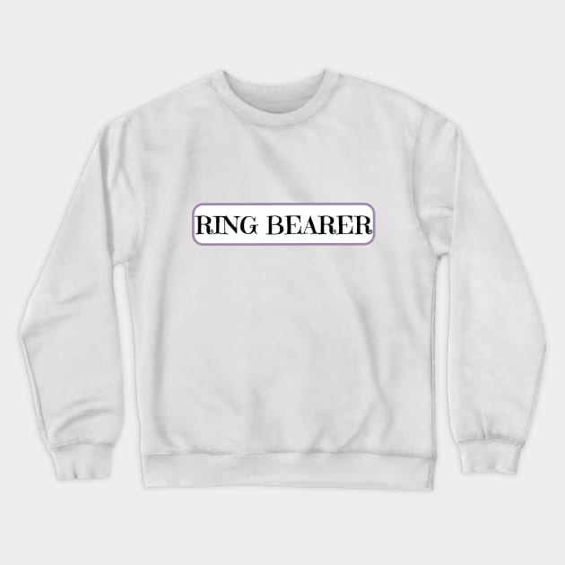 Ring bearer wedding day Crewneck Sweatshirt by designInk